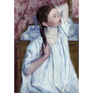 Puzzle  Grafika-F-31820 Mary Cassatt : Jeune Fille Coiffant ses Cheveux, 1886