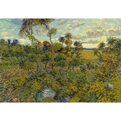 Puzzle Grafika-F-32005 Van Gogh Vincent : Coucher de Soleil à Montmajour, 1888