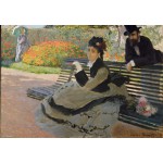 Puzzle  Grafika-F-32011 Claude Monet: Camille Monet, 1873