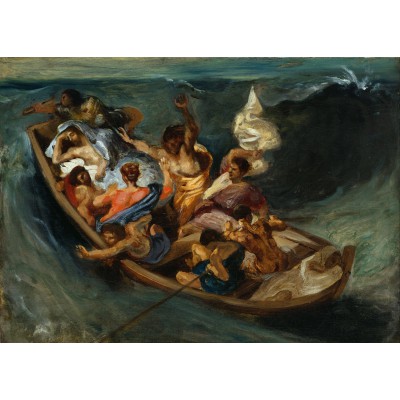 Puzzle Grafika-Kids-00293 Delacroix Eugène : Christ sur la Mer de Galilée, 1841