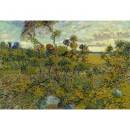 Puzzle  Grafika-Kids-00427 Pièces XXL - Van Gogh Vincent : Coucher de Soleil à Montmajour, 1888