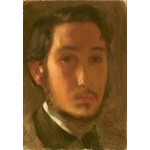 Puzzle  Grafika-Kids-01278 Edgar Degas : Autoportrait avec Col Blanc, 1857