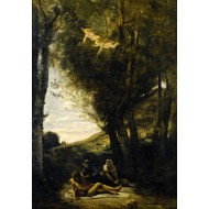 Puzzle  Grafika-Kids-01344 Jean-Baptiste-Camille Corot : Saint Sebastian Succored by the Holy Women, 1874