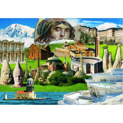 Puzzle Gold-Puzzle-60256 Héritages Culturels de Turquie