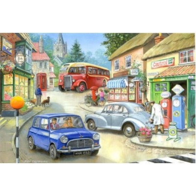 Puzzle The-House-of-Puzzles-1387 Pièces XXL - Country Town