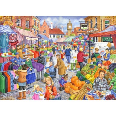 Puzzle The-House-of-Puzzles-2452 Pièces XXL - Market Day