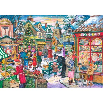 Puzzle The-House-of-Puzzles-3497 Christmas Collectors Edition No.10 - Window Shopping