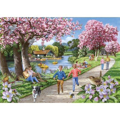 Puzzle The-House-of-Puzzles-4326 Pièces XXL - Apple Blossom Time