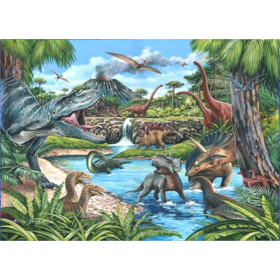 Puzzle The-House-of-Puzzles-4722 Pièces XXL - Dinosaures