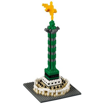 Brixies-58733 Nano Puzzle 3D - Colonne De Juillet, La Bastille (Level 3)