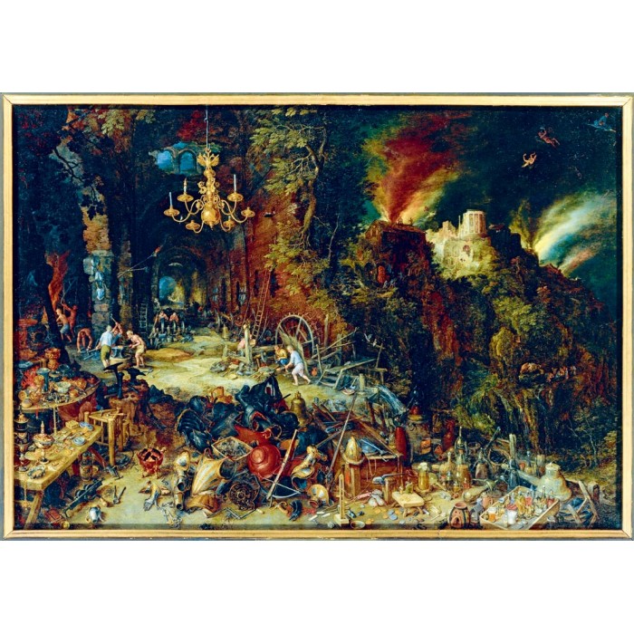 Puzzle  Art-by-Bluebird-60091 Jan Brueghel the Elder - Allegory of Fire, 1608