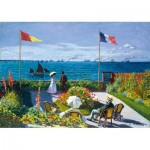 Puzzle  Art-by-Bluebird-F-60238 Claude Monet - Garden at Sainte-Adresse, 1867