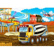 Puzzle  Bluebird-Puzzle-F-90046 On the Construction Site