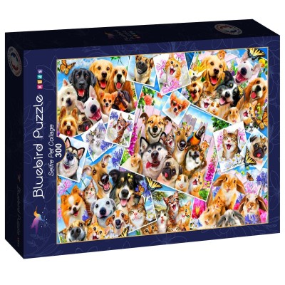 Puzzle Bluebird-Puzzle-F-90086 Selfie Pet Collage