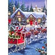 Puzzle  Bluebird-Puzzle-F-90150 Santa And Sleigh