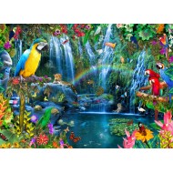Puzzle  Bluebird-Puzzle-F-90344 Parrot Tropics