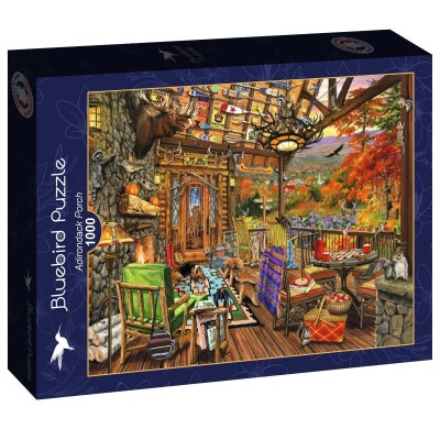 Puzzle Bluebird-Puzzle-F-90371 Adirondack Porch