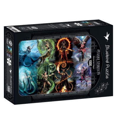 Puzzle Bluebird-Puzzle-F-90559 Anne Stokes - Elemental Magic