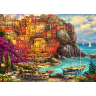 Puzzle  Bluebird-Puzzle-F-90565 A Beautiful Day at Cinque Terre