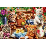 Puzzle  Bluebird-Puzzle-F-90769 Kittens in the Potting Shed