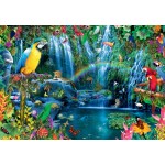 Puzzle  Bluebird-Puzzle-F-90770 Parrot Tropics