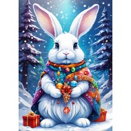 Puzzle  Bluebird-Puzzle-F-90805 Winter Bunny