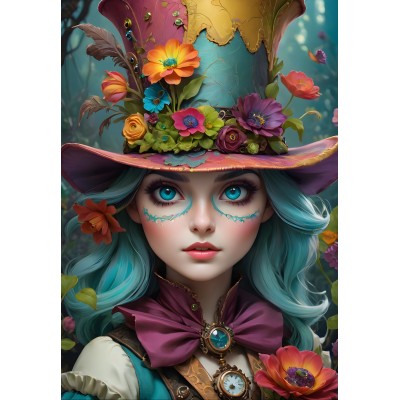 Puzzle Bluebird-Puzzle-F-90933 Lady with a Hat