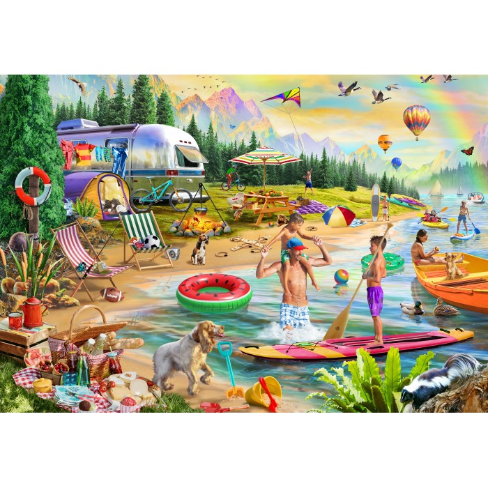 Puzzle  Bluebird-Puzzle-F-90979 Camp d'Eté de Lakeside
