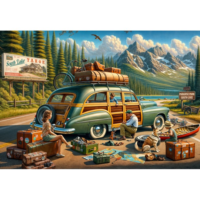 Puzzle  Bluebird-Puzzle-F-91000 Promenade de Routine