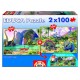 2 Puzzles - Dino World