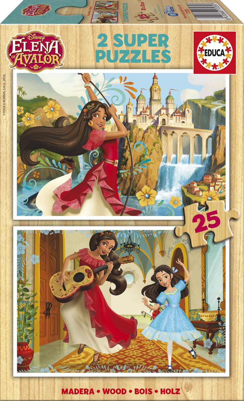 PUZZLE / 2 Puzzles en bois Walt Disney Réf.299 / Jouets Vera Paris