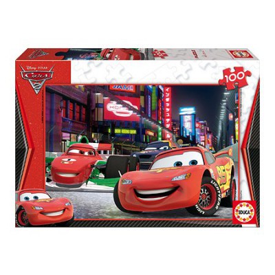 Puzzle Educa-14940 Cars 2 : Flash McQueen à Tokyo