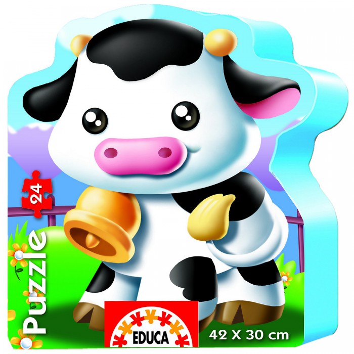 Educa-14961 Puzzle Forme - Vache