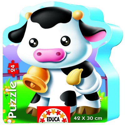 Educa-14961 Puzzle Forme - Vache