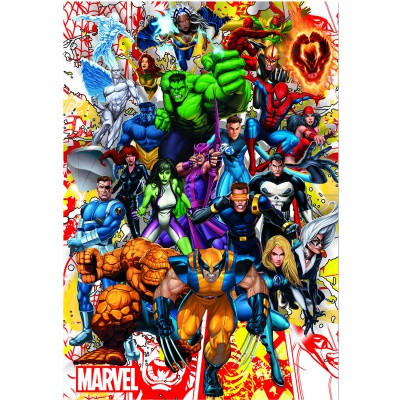 Puzzle Educa-15560 Les héros de Marvel