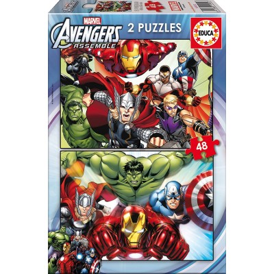 Educa-15932 2 Puzzles - Avengers