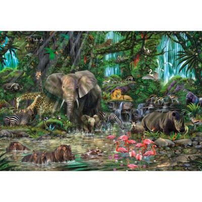 Puzzle Educa-16013 Jungle Africaine