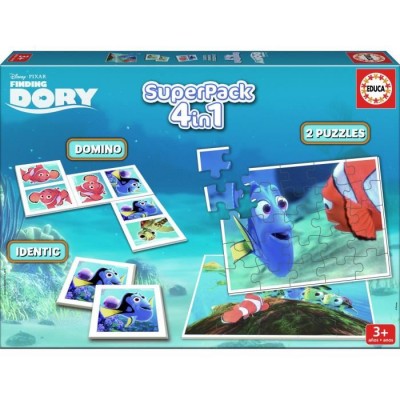 Puzzle Educa-16691 Superpack 4 in 1 - Finding Dory