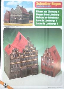 Puzzle Schreiber-Bogen-72409 Maquette en Carton : Maisons de Lunebourg
