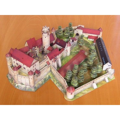 Puzzle Schreiber-Bogen-72456 Maquette en Carton : Ronneburg Castle Building
