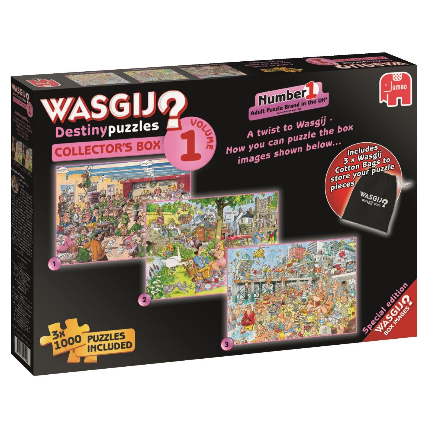 Puzzle 1000 pièces - JUMBO - Wasgij Destiny - Coloris Unique