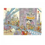 Puzzle  JUMBO-01852 WASGIJ RETRO MYSTERY 8 - L'Obstacle Final