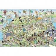 Puzzle  Jumbo-19088 Jan Van Haasteren - Highland Games