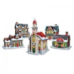  Wrebbit-SP-5601 Puzzle 3D - Village de Noël