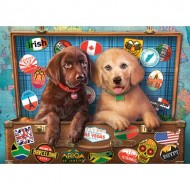 Puzzle  Castorland-030422 Chiots Clandestins