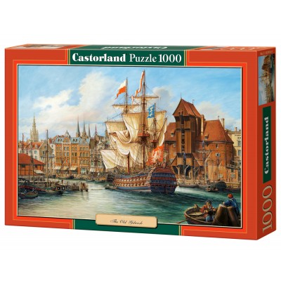 Puzzle Castorland-102914 Pologne : Vieux Gdansk