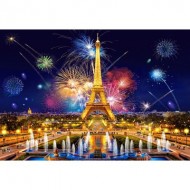 Puzzle  Castorland-103997 Glamour of the Night, Paris