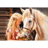 Puzzle  Castorland-105205 My Friend Horse