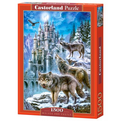 Puzzle Castorland-151141 Loups devant le Château