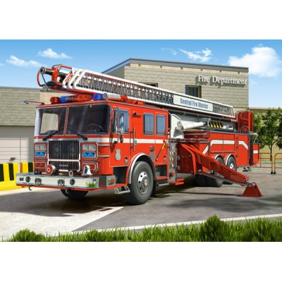 Puzzle Castorland-27040 Camion de pompiers
